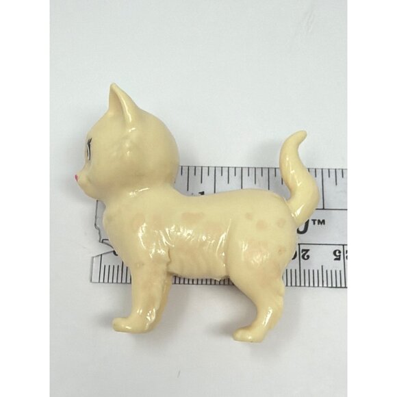 Barbie Play N Wash White Plastic Kitty Cat Figurine Toy For Kids Or Collectors - Picture 4 of 4
